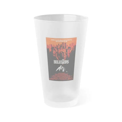 THE BELIEVERS 1987 Movie Poster - Frosted Pint Glass 16oz Default Title - Go Mug Yourself