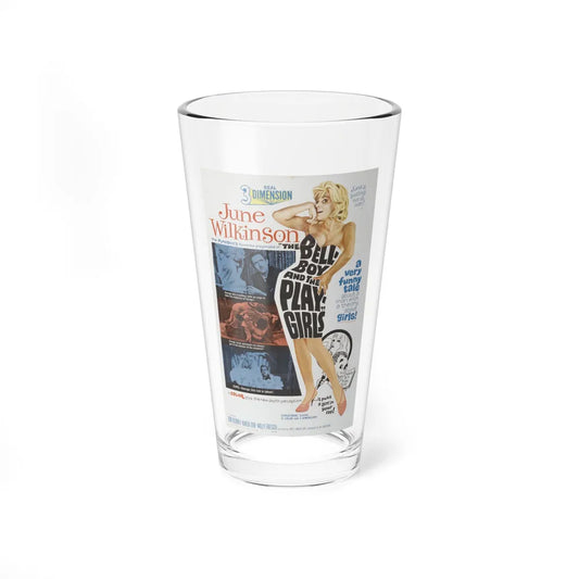 THE BELL-BOY AND THE PLAYGIRLS 1962 Movie Poster - Pint Glass 16oz-16oz-Go Mug Yourself