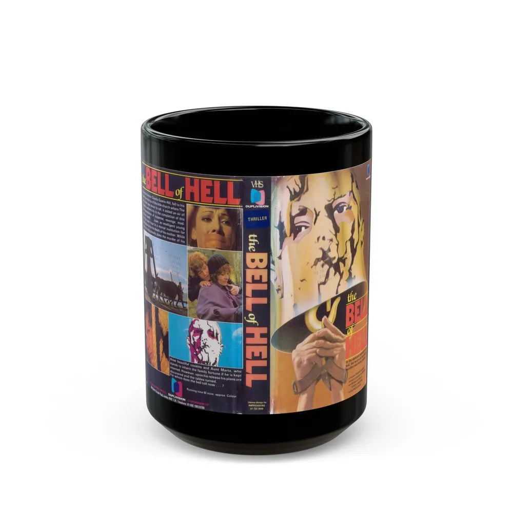 THE BELL OF HELL THRILLER (VHS COVER) - Black Coffee Mug-15oz-Go Mug Yourself