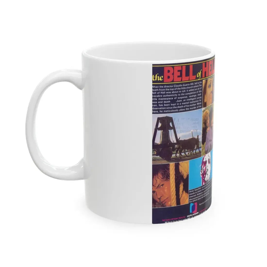 THE BELL OF HELL THRILLER (VHS COVER) - White Coffee Mug - Go Mug Yourself