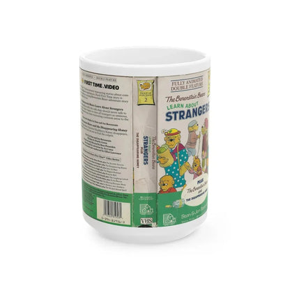 THE BERENSTAIN BEARS LEARN ABOUT STRANGERS (VHS COVER) - White Coffee Mug 15oz - Go Mug Yourself