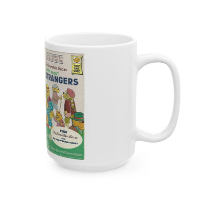 THE BERENSTAIN BEARS LEARN ABOUT STRANGERS (VHS COVER) - White Coffee Mug-Go Mug Yourself