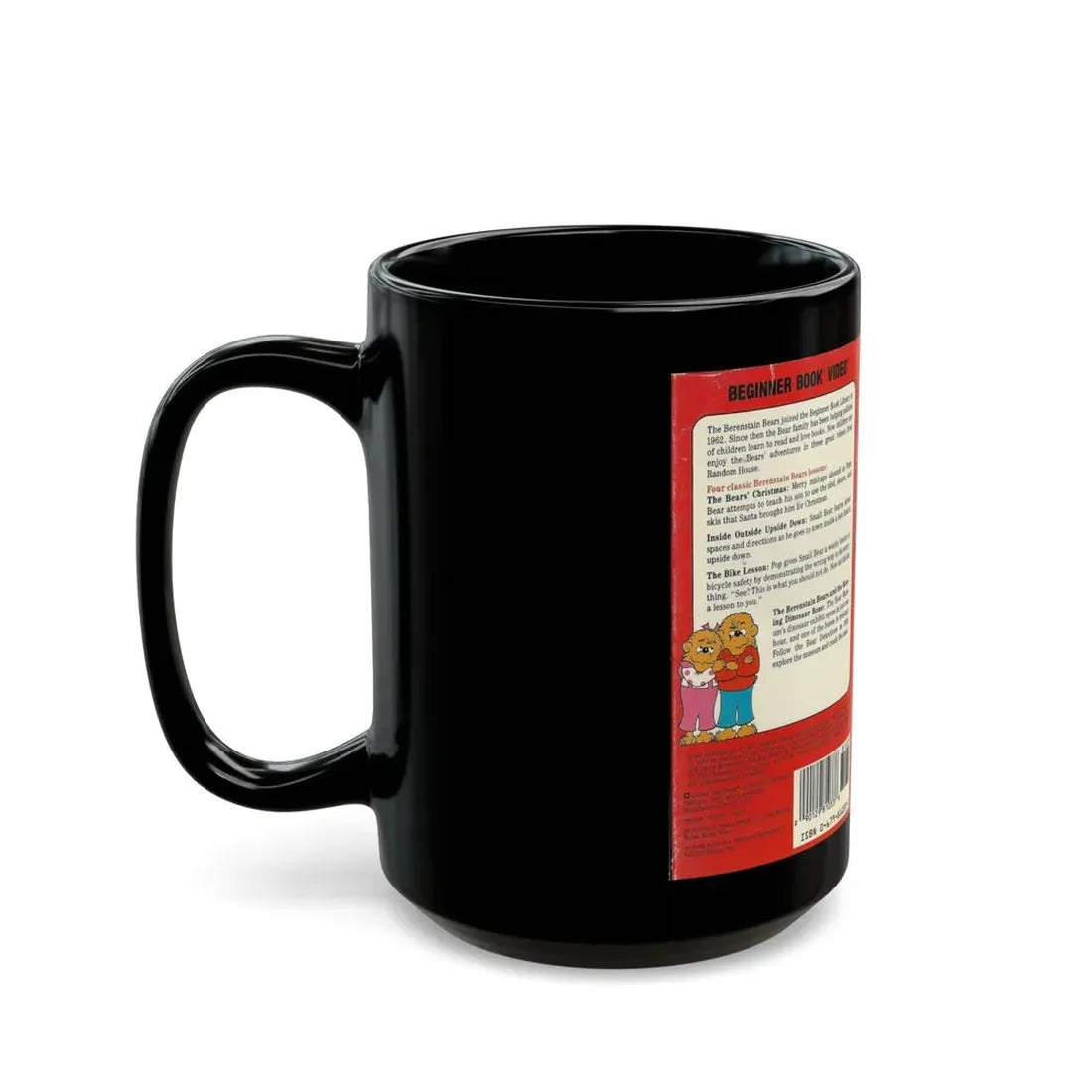 THE BERENSTAIN BEARS THE BEARS CHRISTMAS (VHS COVER) - Black Coffee Mug - Go Mug Yourself