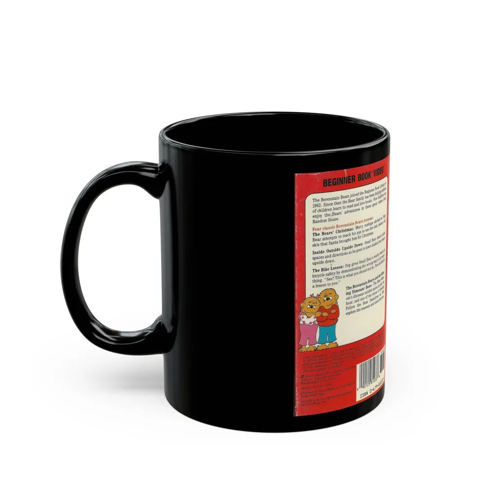 THE BERENSTAIN BEARS THE BEARS CHRISTMAS (VHS COVER) - Black Coffee Mug-Go Mug Yourself