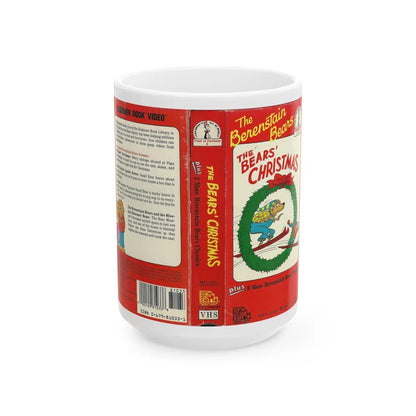 THE BERENSTAIN BEARS THE BEARS CHRISTMAS (VHS COVER) - White Coffee Mug-15oz-Go Mug Yourself