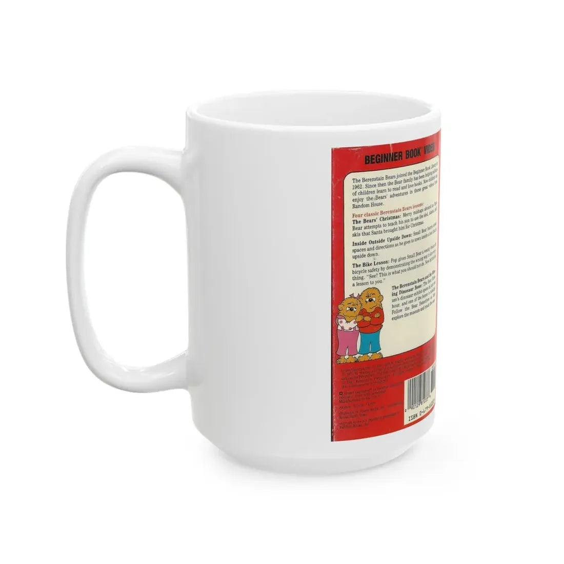 THE BERENSTAIN BEARS THE BEARS CHRISTMAS (VHS COVER) - White Coffee Mug - Go Mug Yourself