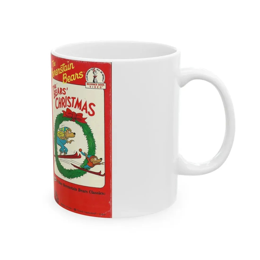 THE BERENSTAIN BEARS THE BEARS CHRISTMAS (VHS COVER) - White Coffee Mug - Go Mug Yourself