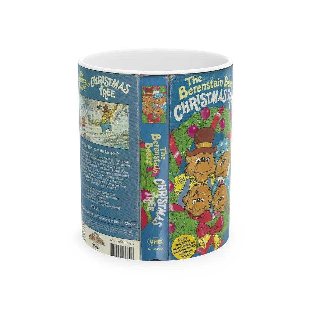 THE BERENSTAIN0BEARS CHRISTMAS TREE (VHS COVER) - White Coffee Mug-11oz-Go Mug Yourself