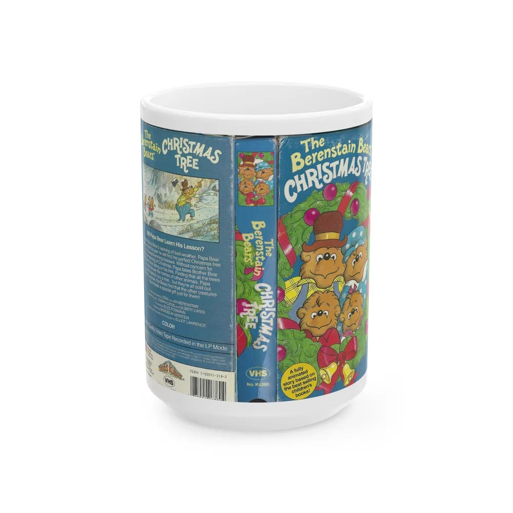 THE BERENSTAIN0BEARS CHRISTMAS TREE (VHS COVER) - White Coffee Mug-15oz-Go Mug Yourself