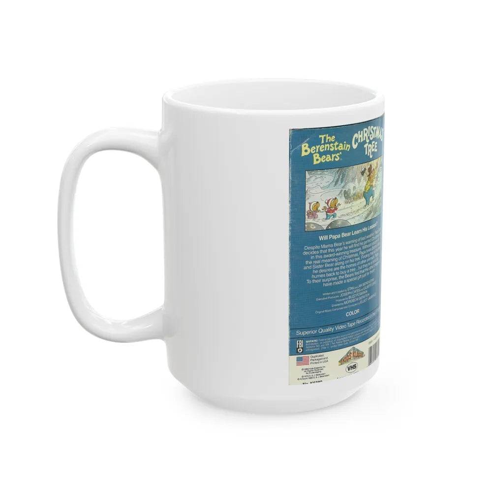 THE BERENSTAIN0BEARS CHRISTMAS TREE (VHS COVER) - White Coffee Mug-Go Mug Yourself