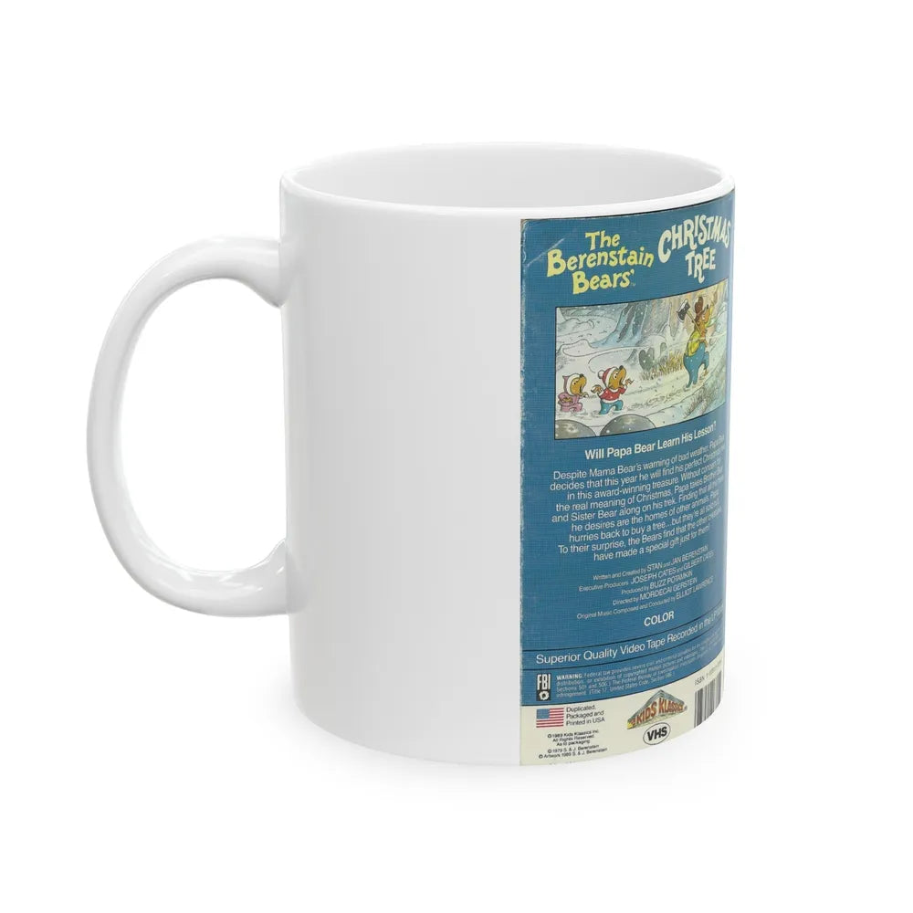 THE BERENSTAIN0BEARS CHRISTMAS TREE (VHS COVER) - White Coffee Mug-Go Mug Yourself