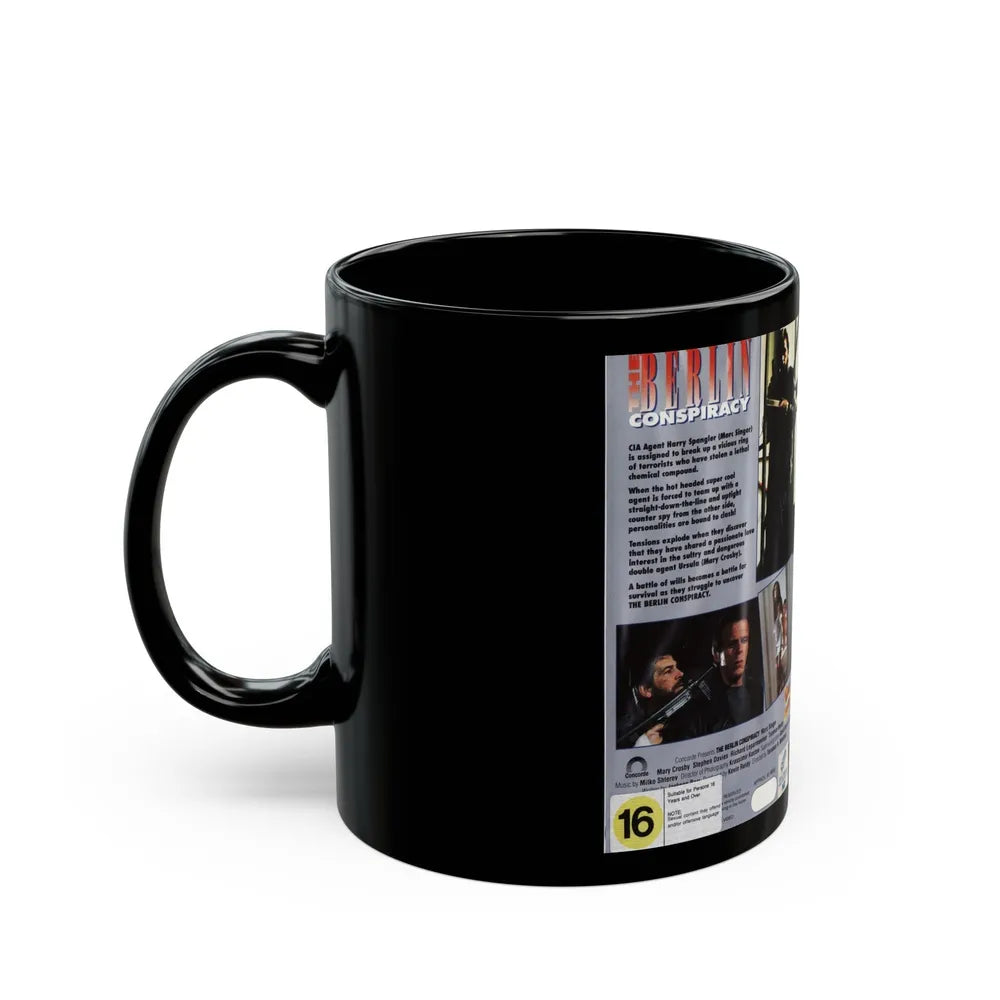 THE BERLIN CONSPIRACY (VHS COVER) - Black Coffee Mug-Go Mug Yourself