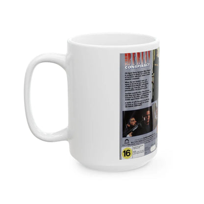 THE BERLIN CONSPIRACY (VHS COVER) - White Coffee Mug-Go Mug Yourself