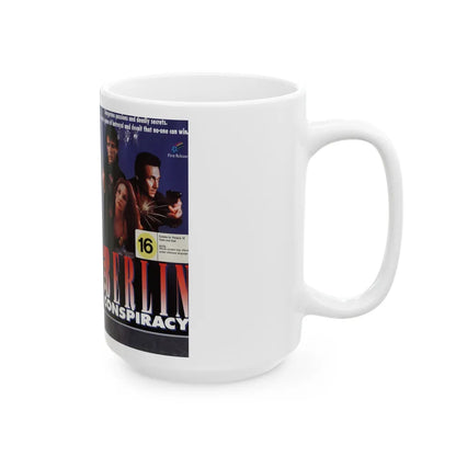 THE BERLIN CONSPIRACY (VHS COVER) - White Coffee Mug-Go Mug Yourself