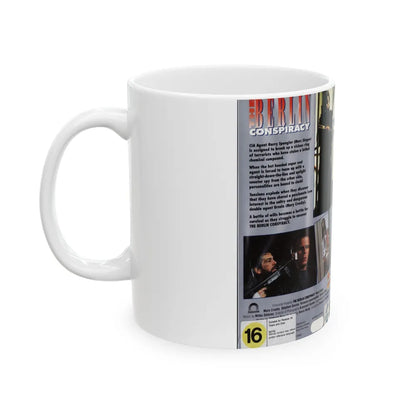 THE BERLIN CONSPIRACY (VHS COVER) - White Coffee Mug-Go Mug Yourself