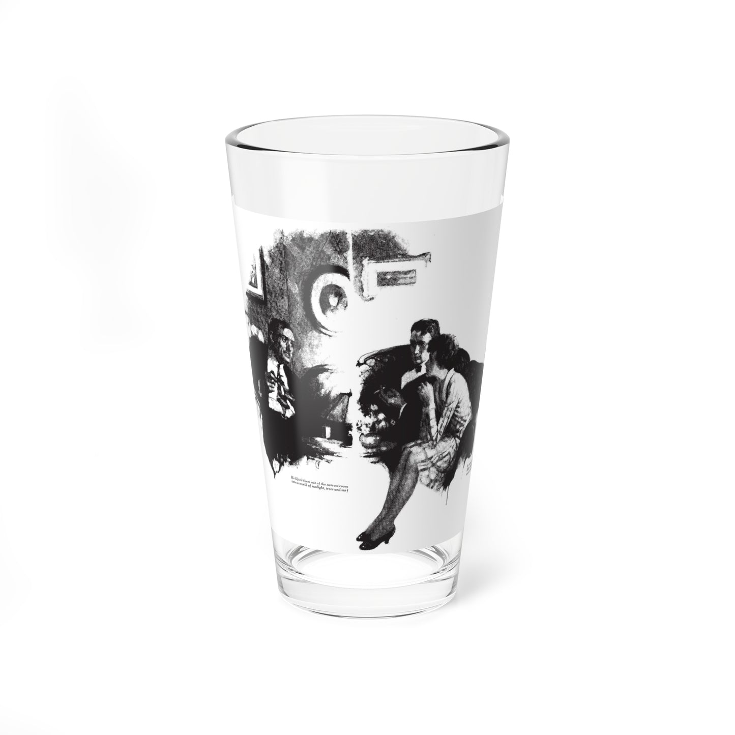 The Best way Out, Collier's, March 31, 1928 (Magazine Illustration) Pint Glass 16oz-16oz-Go Mug Yourself