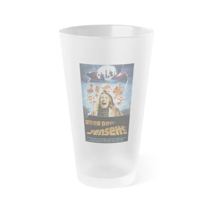 THE BEYOND (GERMAN) 1981 Movie Poster - Frosted Pint Glass 16oz-Go Mug Yourself