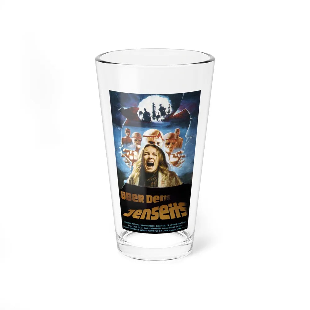 THE BEYOND (GERMAN) 1981 Movie Poster - Pint Glass 16oz-16oz-Go Mug Yourself