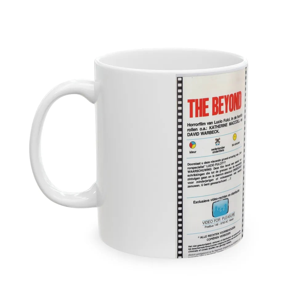 THE BEYOND GERMAN (VHS COVER) - White Coffee Mug-Go Mug Yourself