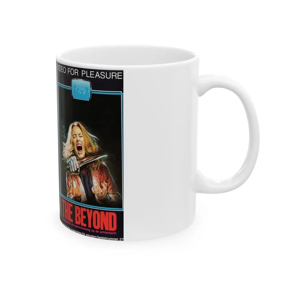 THE BEYOND GERMAN (VHS COVER) - White Coffee Mug-Go Mug Yourself