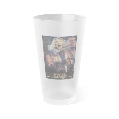 THE BEYOND (PAKISTAN) 1981 Movie Poster - Frosted Pint Glass 16oz-16oz-Frosted-Go Mug Yourself