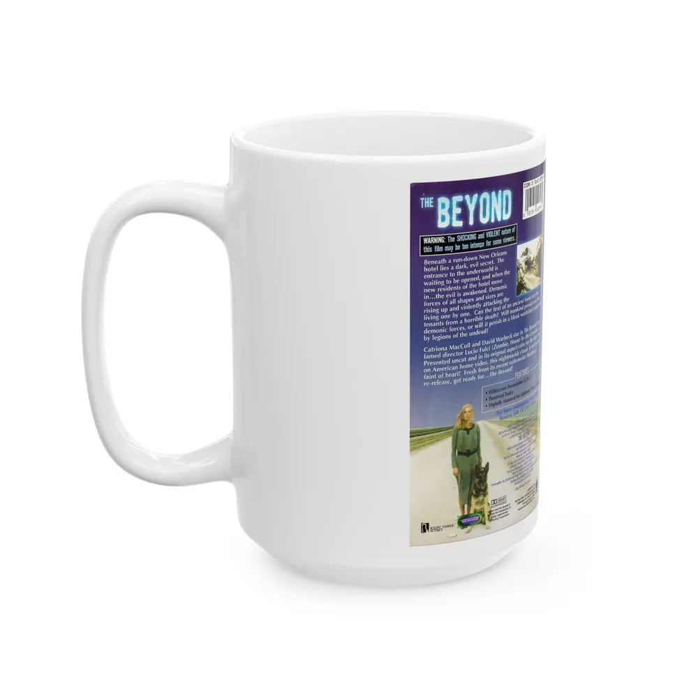 THE BEYOND (VHS COVER) - White Coffee Mug-Go Mug Yourself