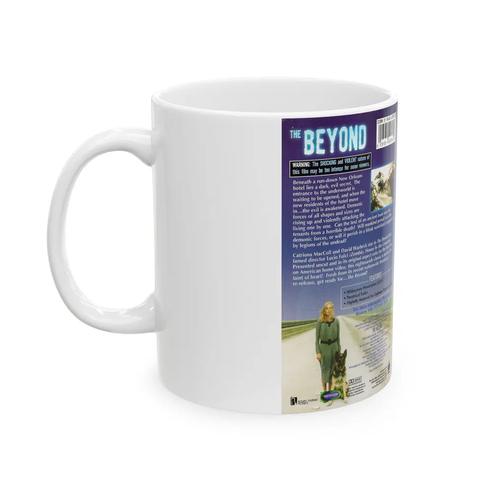 THE BEYOND (VHS COVER) - White Coffee Mug-Go Mug Yourself