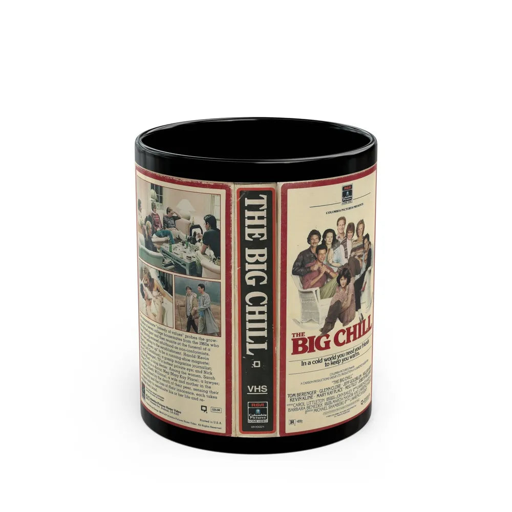 THE BIG CHILL (VHS COVER) - Black Coffee Mug-11oz-Go Mug Yourself