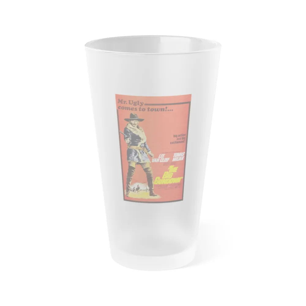 THE BIG GUNDOWN 1966 Movie Poster - Frosted Pint Glass 16oz-Go Mug Yourself