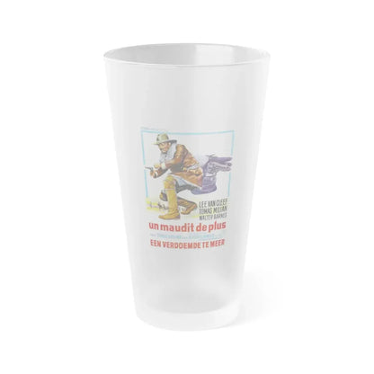 THE BIG GUNDOWN (BELGIAN) 1966 Movie Poster - Frosted Pint Glass 16oz 16oz Frosted - Go Mug Yourself
