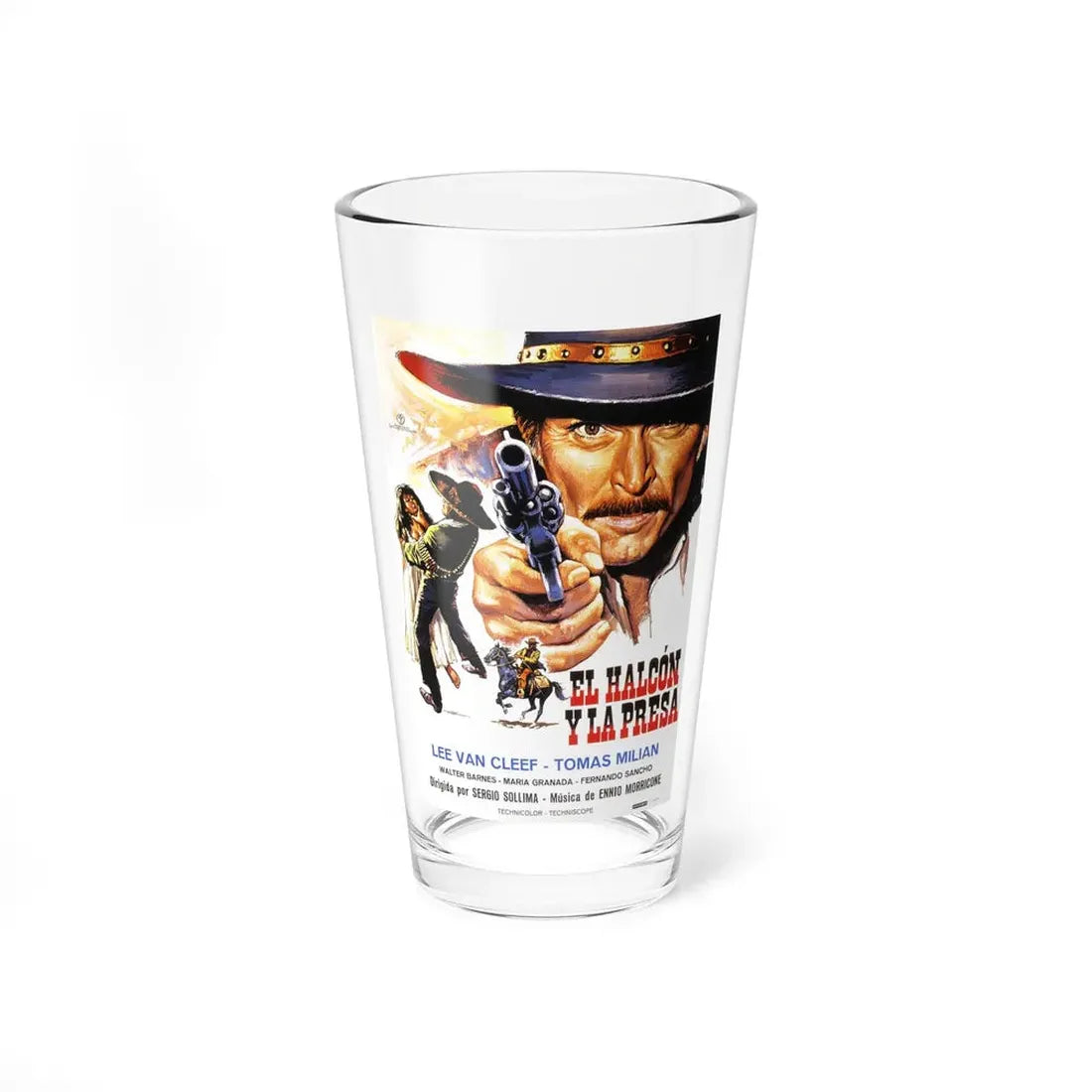 THE BIG GUNDOWN (SPANISH) 1966 Movie Poster - Pint Glass 16oz 16oz - Go Mug Yourself