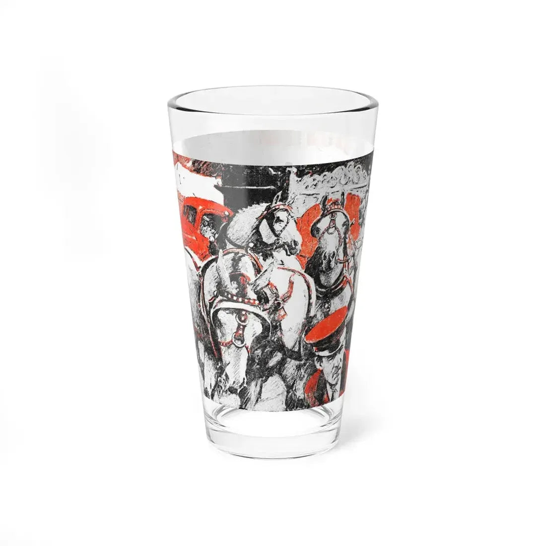 The Big Hitch (1), Blue Book Magazine, February 1948 (Magazine Illustration) Pint Glass 16oz - Go Mug Yourself