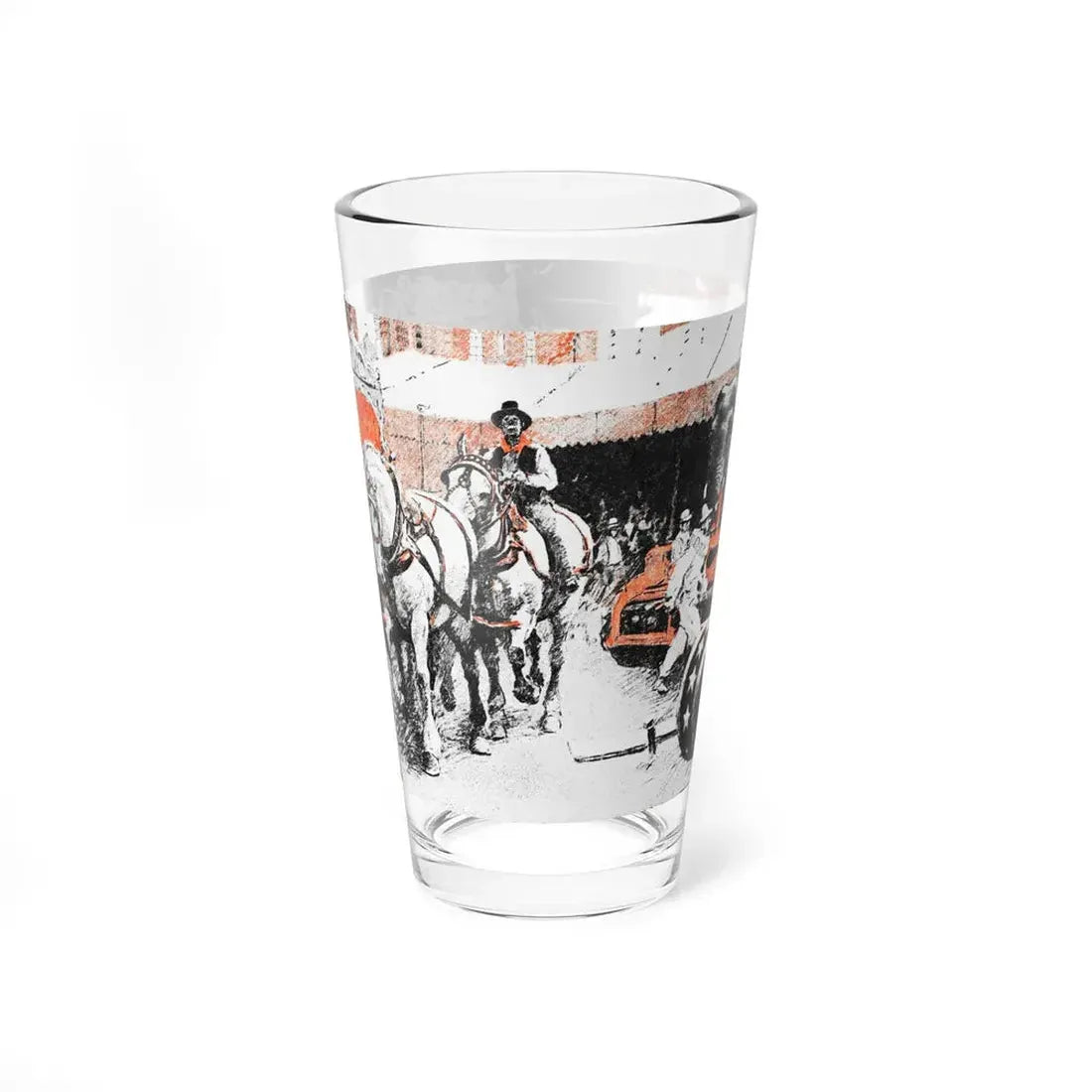 The Big Hitch (1), Blue Book Magazine, February 1948 (Magazine Illustration) Pint Glass 16oz - Go Mug Yourself