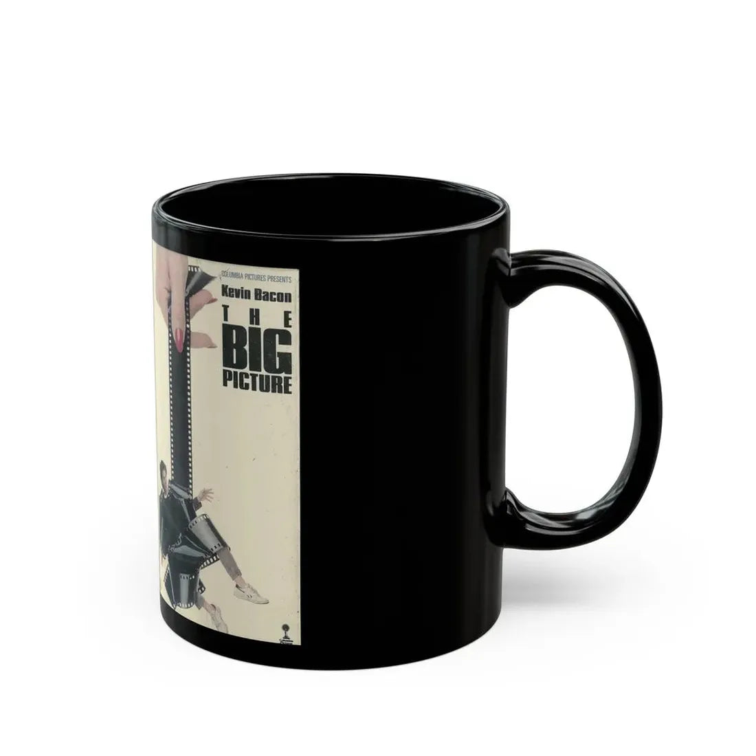 THE BIG PICTURE KEVIN BACON (VHS COVER) - Black Coffee Mug - Go Mug Yourself