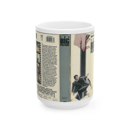THE BIG PICTURE KEVIN BACON (VHS COVER) - White Coffee Mug 15oz - Go Mug Yourself