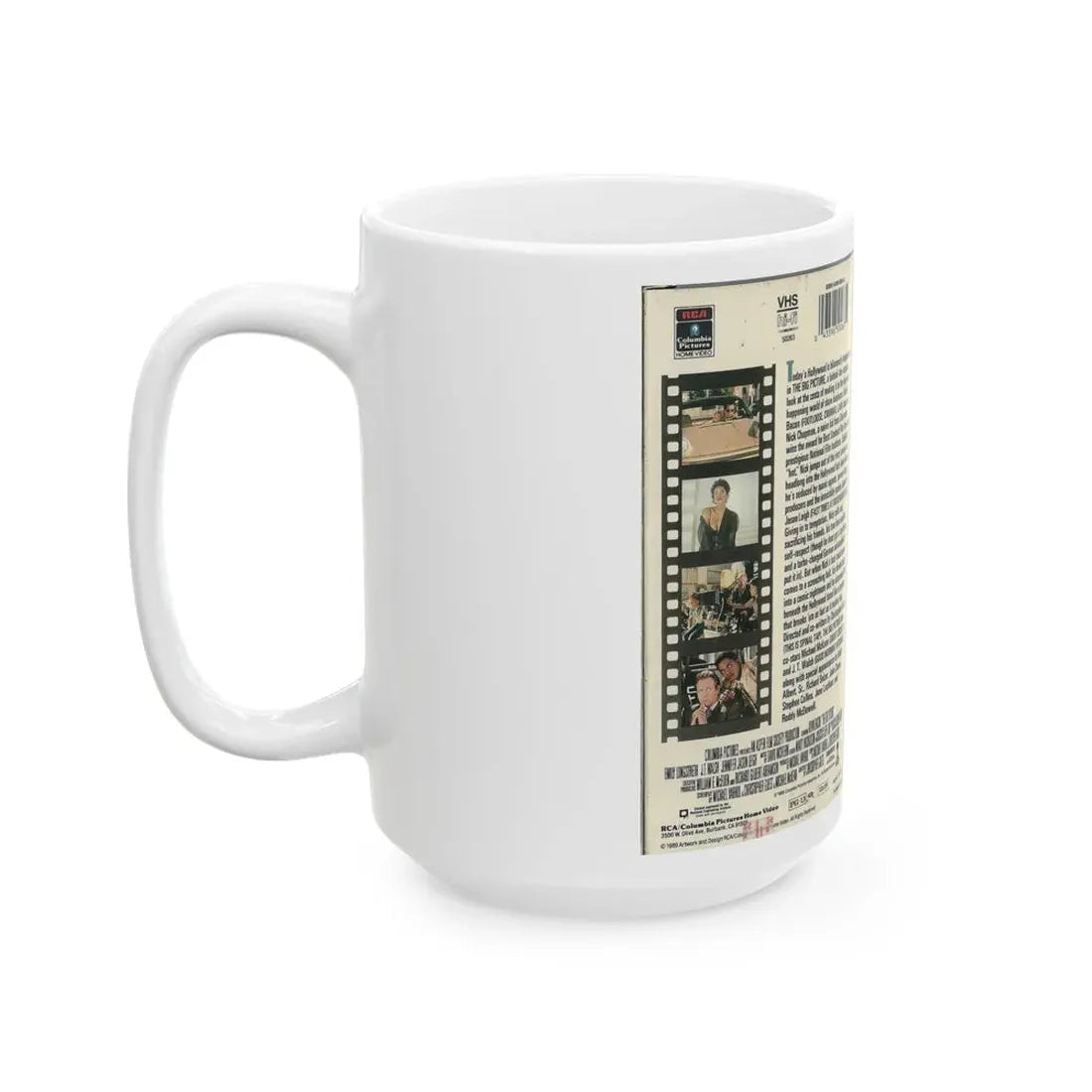 THE BIG PICTURE KEVIN BACON (VHS COVER) - White Coffee Mug - Go Mug Yourself