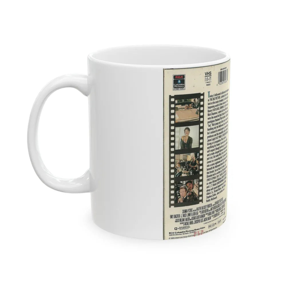 THE BIG PICTURE KEVIN BACON (VHS COVER) - White Coffee Mug-Go Mug Yourself