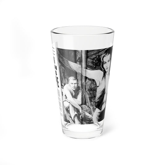 The Big Plan Was Rape, Real Men, August 1971 (Magazine Illustration) Pint Glass 16oz-16oz-Go Mug Yourself