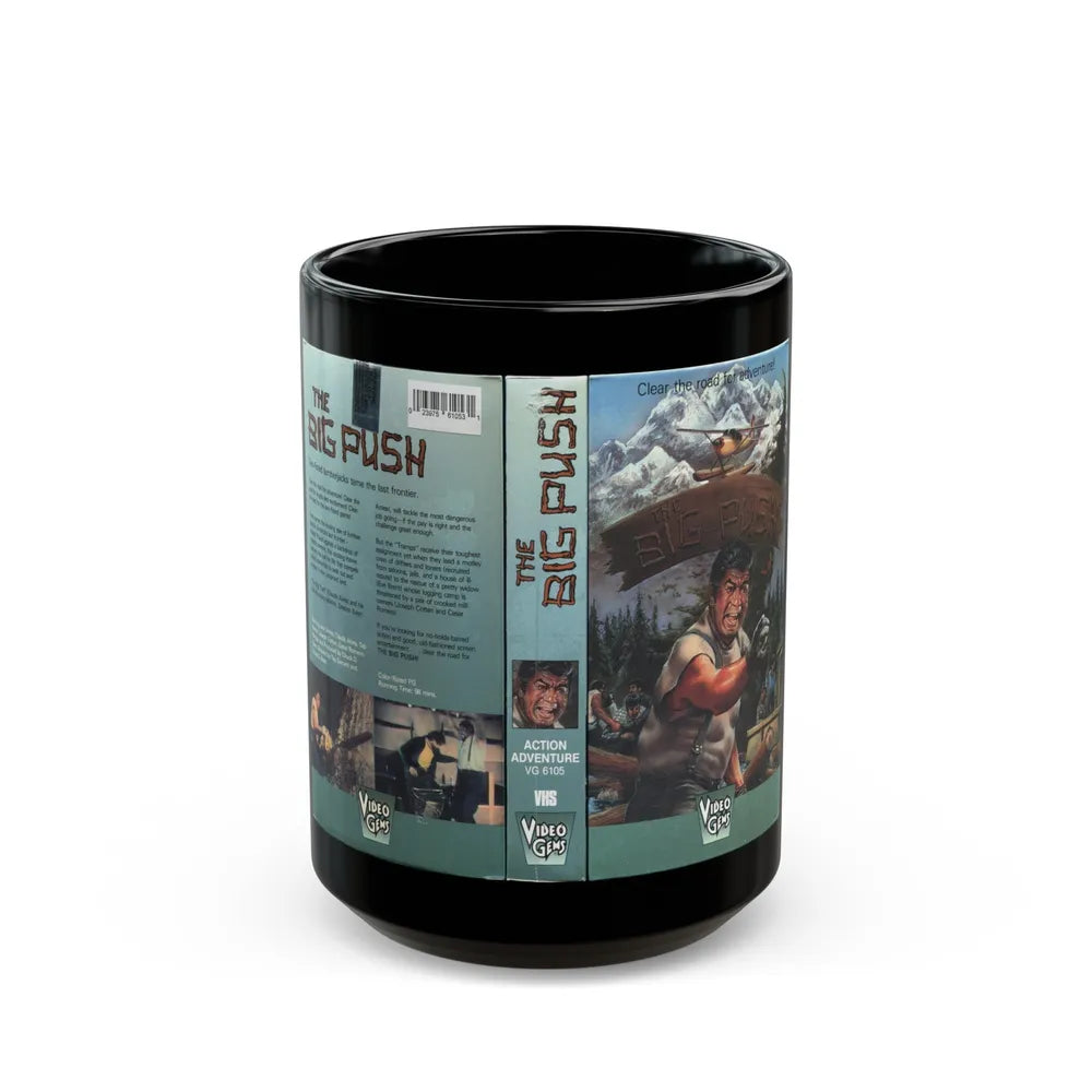 THE BIG PUSH (VHS COVER) - Black Coffee Mug-15oz-Go Mug Yourself