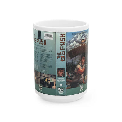 THE BIG PUSH (VHS COVER) - White Coffee Mug-15oz-Go Mug Yourself