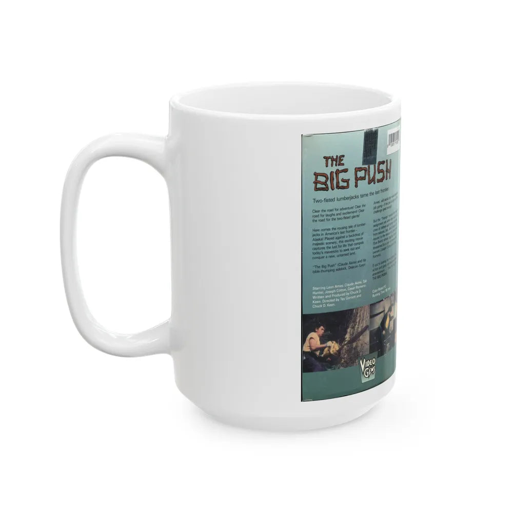 THE BIG PUSH (VHS COVER) - White Coffee Mug-Go Mug Yourself