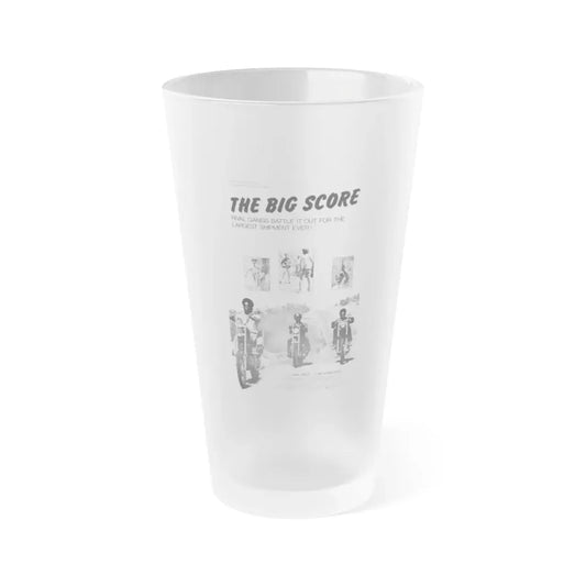 THE BIG SCORE 1983 Movie Poster - Frosted Pint Glass 16oz Default Title - Go Mug Yourself