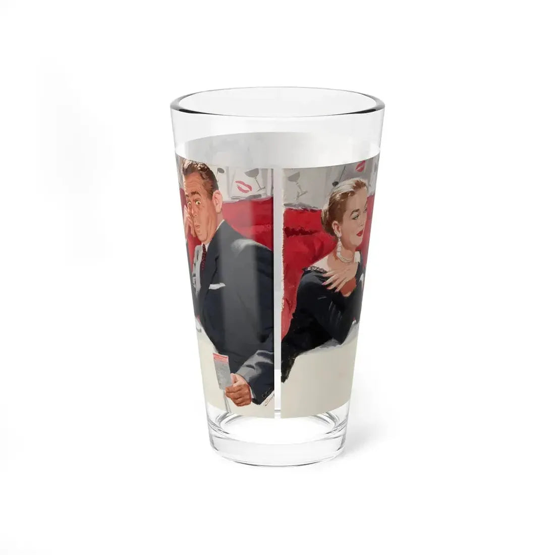 The Bill, story illustration (Magazine Illustration) Pint Glass 16oz - Go Mug Yourself