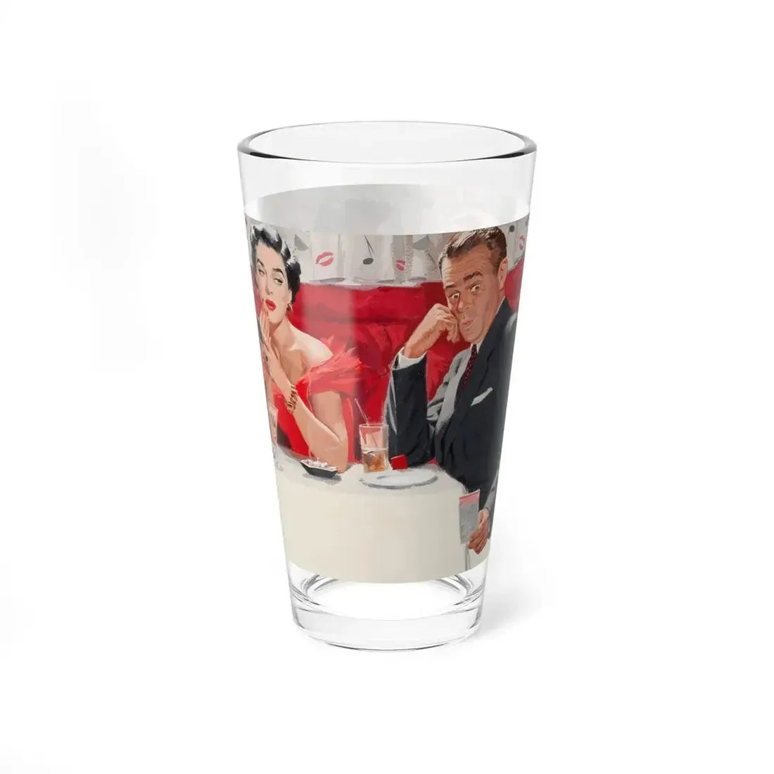 The Bill, story illustration (Magazine Illustration) Pint Glass 16oz - Go Mug Yourself