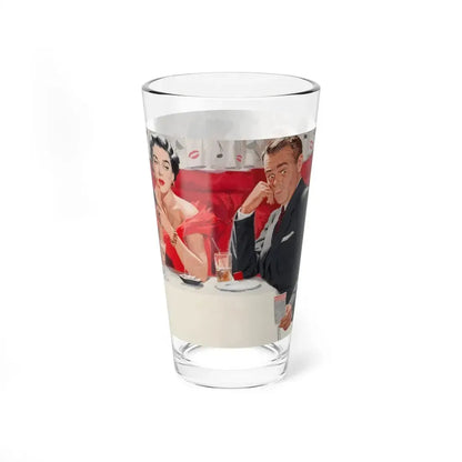 The Bill, story illustration (Magazine Illustration) Pint Glass 16oz - Go Mug Yourself