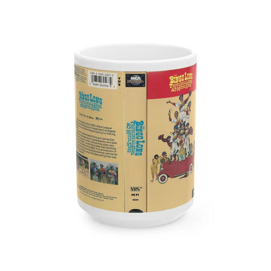 THE BINGO LONG TRAVELING ALL STARS AND MOTOR KINGS (VHS COVER) - White Coffee Mug-15oz-Go Mug Yourself