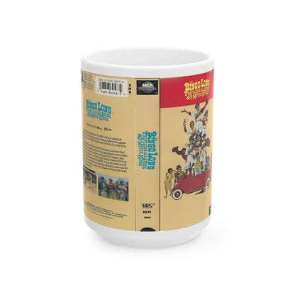 THE BINGO LONG TRAVELING ALL STARS AND MOTOR KINGS (VHS COVER) - White Coffee Mug 15oz - Go Mug Yourself