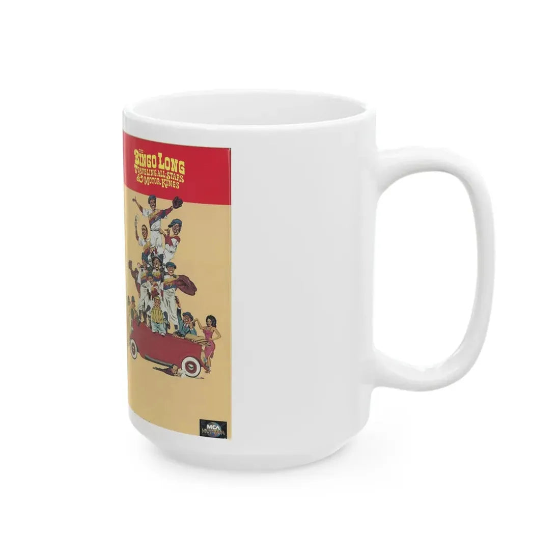 THE BINGO LONG TRAVELING ALL STARS AND MOTOR KINGS (VHS COVER) - White Coffee Mug - Go Mug Yourself