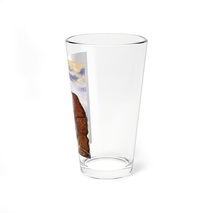 The Birchbark Canoe (Magazine Illustration) Pint Glass 16oz-Go Mug Yourself