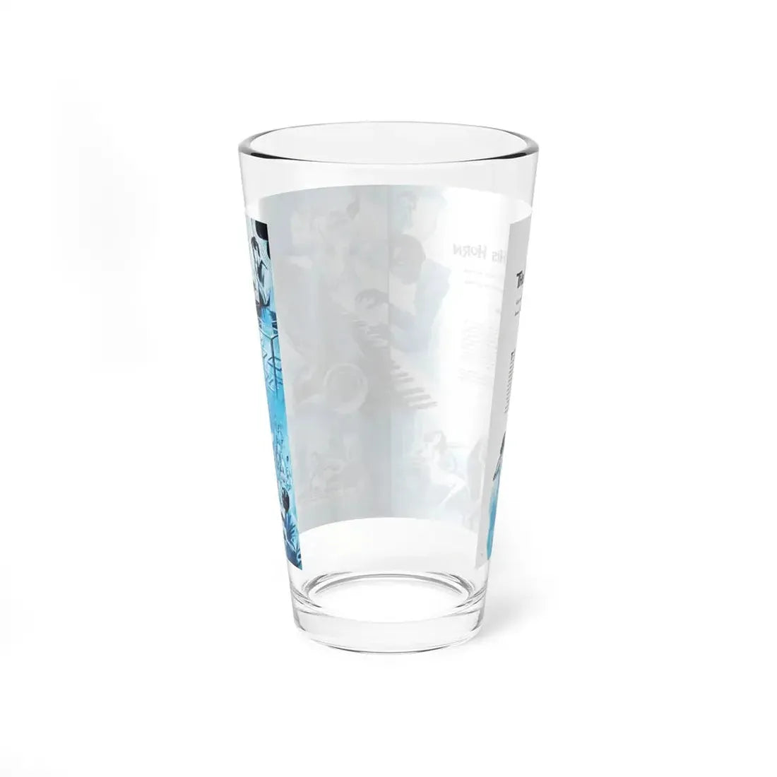 The Bird And His Horn, Saga magazine, March 1959 (Magazine Illustration) Pint Glass 16oz - Go Mug Yourself